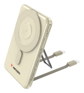 Verbatim 32253 Powerbank 5000 mAh Kabelloses Aufladen Gold