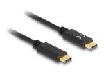 DeLOCK USB Type-C Ladekabel 15 cm PD 5 A mit E-Marker