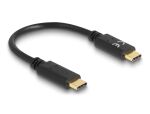 DeLOCK USB Type-C Ladekabel 15 cm PD 5 A mit E-Marker