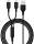 smrter Hydra DUO Ladekabel, Typ Lightning, 120cm, black retail