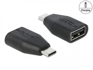 DELOCK USB Datenblocker USB Type-C Stecker zu Typ-A Buchse