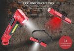 TROIKA ECO KNICKLICHT Rot Hand-Taschenlampe + Stirnband-Taschenlampe COB LED