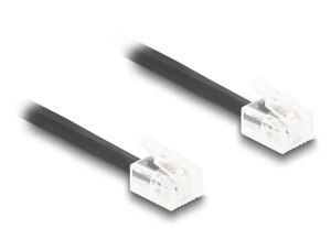 DELOCK Telefonkabel/Spiralkabel RJ11 St. zu RJ11 St. 3m