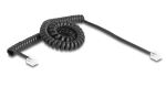 DELOCK Telefonkabel/Spiralkabel RJ11 St. zu RJ11 St. 3m