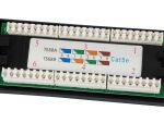 Equip 24-Port Cat.5e Ungeschirmtes Patch Panel, Schwarz