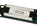 Equip 24-Port Cat.5e Ungeschirmtes Patch Panel, Schwarz