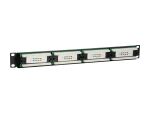 Equip 24-Port Cat.5e Ungeschirmtes Patch Panel, Schwarz