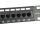 Equip 24-Port Cat.5e Ungeschirmtes Patch Panel, Schwarz