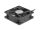 DELOCK Axiallüfter 12 V DC, 80 x 80 x 25 mm schwarz