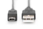 Digitus USB-A – Mini-B Anschlusskabel, 1m
