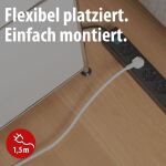 Brennenstuhl Steckdosenl. Comfort-Line Bremounta 4x1.5m schw