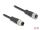 DELOCK M12 Kabel A-kodiert 8 Pin Stecker zu Buchse PVC 2