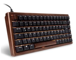 Sharkoon 100068081 Tastatur Haus USB QWERTZ Deutsch Schwarz, Holz