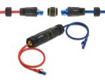 DeLOCK Kabelverbinder RJ45 Buchse zu RJ45 Buchse mit M23...
