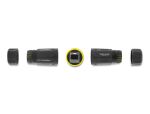 DeLOCK Kabelverbinder RJ45 Buchse zu RJ45 Buchse mit M23 Gewinde geeignet für Cat.6a / Cat.7 Netzwerkkabel IP68 staub- und wasserdicht