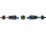 DeLOCK Kabelverbinder RJ45 Buchse zu RJ45 Buchse mit M23 Gewinde geeignet für Cat.6a / Cat.7 Netzwerkkabel IP68 staub- und wasserdicht