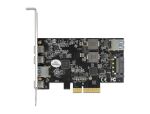 DeLOCK PCI Express x4 Karte zu 3 x USB Type-C + 2 x USB Typ-A - SuperSpeed USB 10 Gbps - Low Profile Formfaktor