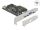 DeLOCK PCI Express x4 Karte zu 3 x USB Type-C + 2 x USB Typ-A - SuperSpeed USB 10 Gbps - Low Profile Formfaktor