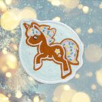 LAUT MAGMOJI BADGE – Unicorn Cookie Christmas Edition