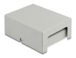 DELOCK Keystone Patchpanel 4 Port grau