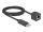 DeLOCK Serielles Anschlusskabel mit FTDI Chipsatz, USB 2.0 Typ-A Stecker zu RS-232 RJ45 Buchse 2 m schwarz