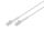 Digitus CAT 6A F-FTP abwinkelbares Patchkabel, Kupfer, 3 m, grau