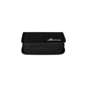 MediaRange BOX98 Speicherkarte-Gehäuse 3 Karten Nylon Schwarz