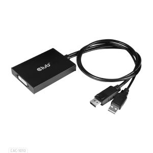 CLUB3D cac-1010 Displayport/usb DVI-I Daul link Schwarz, Weiß