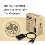 CLUB3D cac-1010 Displayport/usb DVI-I Daul link Schwarz, Weiß