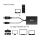 CLUB3D cac-1010 Displayport/usb DVI-I Daul link Schwarz, Weiß