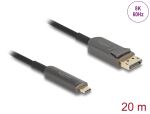 DELOCK Aktives Optisches Kabel USB-C -> DisplayPort...