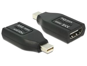 DeLOCK 65552 Kabeladapter mini Displayport HDMI Schwarz