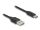 DeLOCK 90133 USB Kabel USB 2.0 0,8 m USB A 480 Gbit/s Schwarz