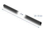 DELOCK PVC Isolierschlauch 3 m x 8 mm schwarz