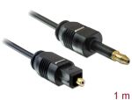 Toslink Kabel Delock Toslink -> mini Toslink St/St 1.00m