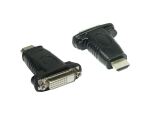 Alcasa DVI-HDMI Kabeladapter DVI 24+1 Schwarz