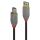 Lindy 36741 USB Kabel USB 3.2 Gen 1 (3.1 Gen 1) 1 m USB A USB B 5 Gbit/s Schwarz