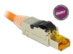 DELOCK RJ45 Stecker feldkonfektionierbar Cat.8 Metall