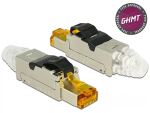 DELOCK RJ45 Stecker feldkonfektionierbar Cat.8 Metall