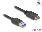 DELOCK USB 10 Gbps Kabel USB Typ-E Key A 20 Pin Stecker30cm