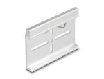 DELOCK Aluminium Montageclip für Hutschiene 70x47,8mm silber