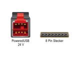 DELOCK PoweredUSB Kabel 24V St > 8Pin St 1.0m