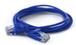 Wantec 7241 Netzwerkkabel Blau 0,25 m Cat6a U/UTP (UTP)