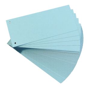 Herlitz 10843480 Trennblatt Karton Blau 100 Stück(e)