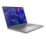 HP ZBook 8 G1i Intel Core Ultra 7 265H Mobiler Arbeitsplatz 35,6 cm (14") WQXGA 64 GB DDR5-SDRAM 2 TB SSD NVIDIA RTX 500 Ada Wi-Fi 7 (802.11be) Windows 11 Pro AI Workstation, AI PC Silber