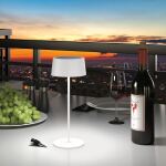 RealPower LED TableLight 300 Solar Tischleuchte 4 W Weiß