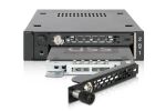 Icy Dock MB492TKL-B Hard Drive Backplane 2.5" Carrier Panel Schwarz, Silber