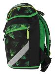 Herlitz SoftLight Plus Greenline Explorer Schulranzen-Set Junge Polyester Schwarz, Grün