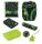 Herlitz SoftLight Plus Greenline Explorer Schulranzen-Set Junge Polyester Schwarz, Grün