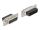 DELOCK D-Sub 15 Pin Crimp Buchse, Metall, 4 Stück